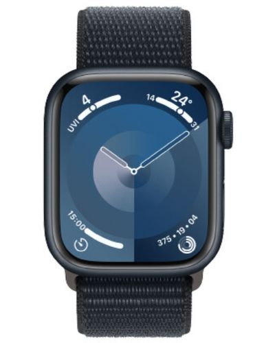 სმარტ საათი Apple Watch Series 9 GPS 45mm Midnight Aluminum Case With Midnight Sport Loop MR9C3 , 2 image - Primestore.ge