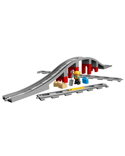 ლეგო LEGO DUPLO Train Bridge and Tracks  - Primestore.ge