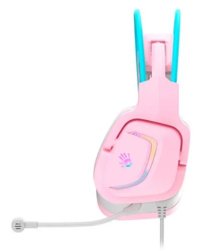 Headphone A4tech Bloody G575 7.1 RGB Gaming Headset Sky Pink, 7 image