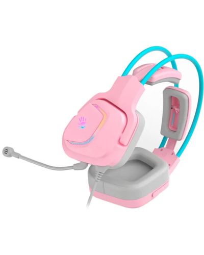 Headphone A4tech Bloody G575 7.1 RGB Gaming Headset Sky Pink, 6 image