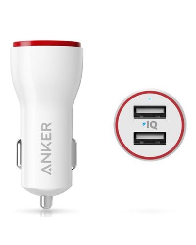 Car charger ANKER - POWERDRIVE 2 24W WH/A2310H21, 2 image