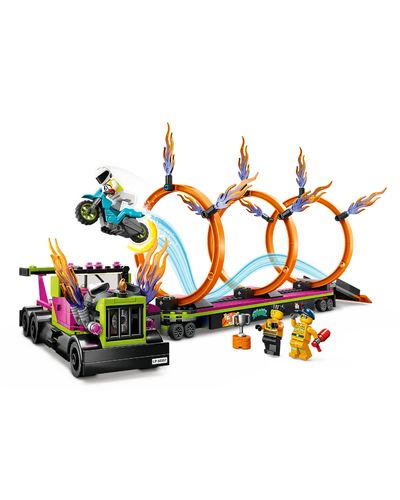 ლეგო LEGO City Stuntz Stunt Truck & Ring of Fire Challenge , 2 image - Primestore.ge