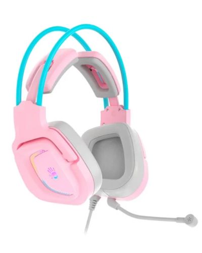 Headphone A4tech Bloody G575 7.1 RGB Gaming Headset Sky Pink, 4 image
