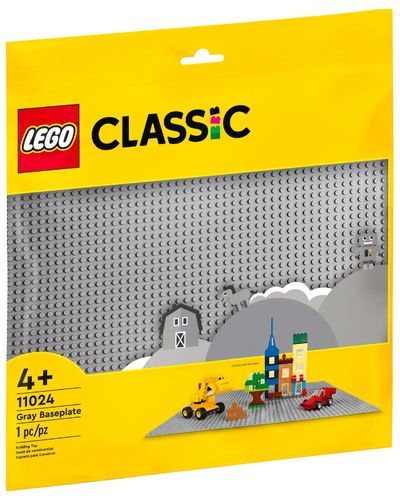 ლეგო LEGO Classic Gray Baseplate , 4 image - Primestore.ge