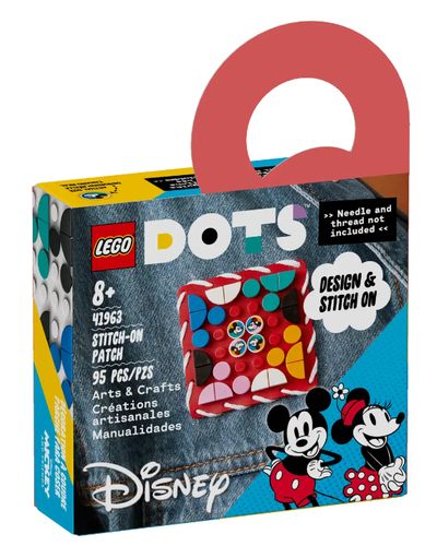 ლეგო LEGO DOTS Mickey Mouse & Minnie Mouse Stitch-on Patch , 2 image - Primestore.ge