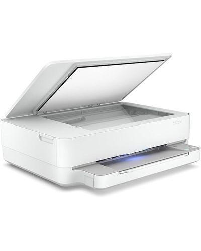 Printer HP 5SE22C DeskJet Plus IA 6075, MFP, A4. Wi-Fi, USB, White, 4 image