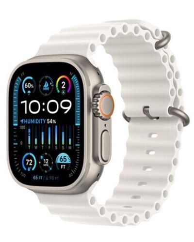 Smart watch Apple Watch Ultra 2 49mm Titanium White Ocean Band MREJ3