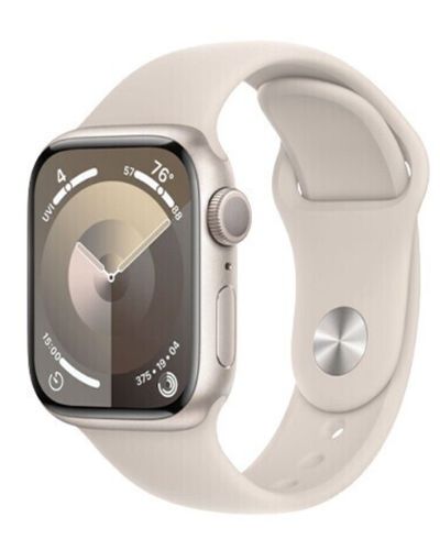 სმარტ საათი Apple Watch Series 9 GPS 41mm Starlight Aluminum Case With Starlight Sport Band MR8T3 S/M  - Primestore.ge