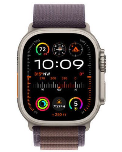Smart watch Apple Watch Ultra 2 49mm Titanium Indigo Alpine Loop MRET3 M, 2 image