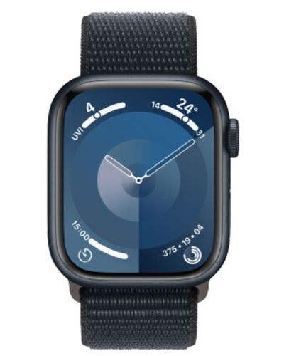 სმარტ საათი Apple Watch Series 9 GPS 41mm Midnight Aluminum Case With Midnight Sport Loop MR8Y3 , 2 image - Primestore.ge