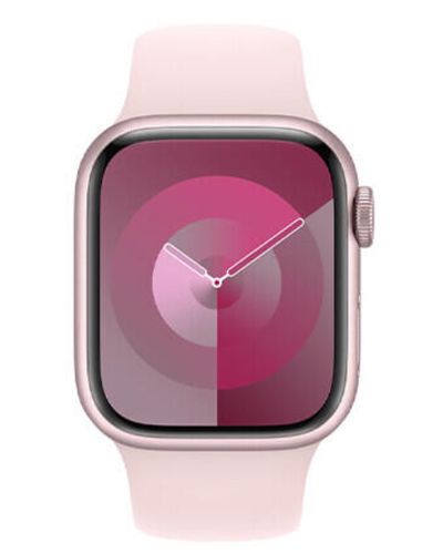 Smart watch Apple Watch Series 9 GPS 45mm Pink Aluminum Case With Light Pink Sport Band MR9H3 M/L, 2 image