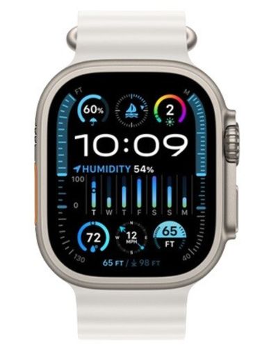 Smart watch Apple Watch Ultra 2 49mm Titanium White Ocean Band MREJ3, 2 image
