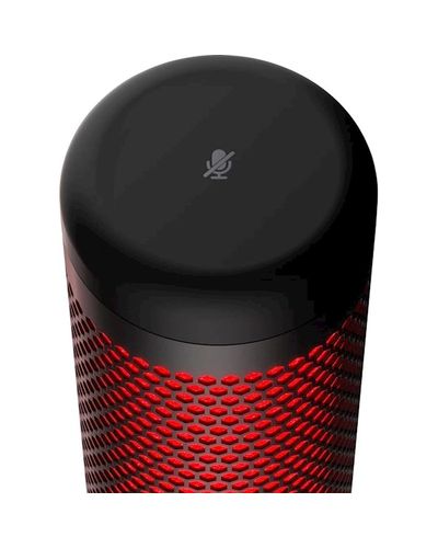 მიკროფონი HyperX 4P5P6AA QuadCast, Microphone, USB, 3.5mm, Black/Red , 4 image - Primestore.ge