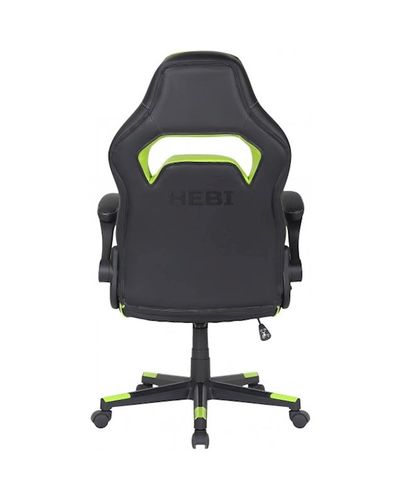 Gaming chair 2E 2E-GC-HEB-BK Gaming Chair Hebi Black/Green, 4 image