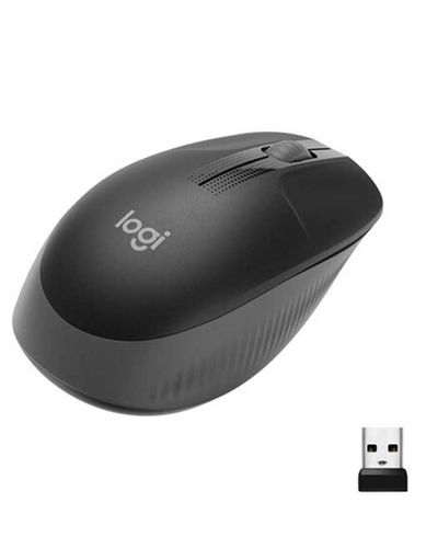 მაუსი LOGITECH M190 Wireless Mouse - MID GREY - L910-005906 , 3 image - Primestore.ge