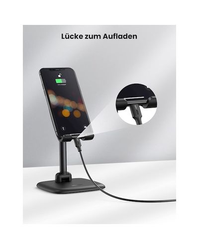 მობილურის სამაგრი UGREEN LP287 (10999), Adjustable Desk Phone Holder, Black , 3 image - Primestore.ge