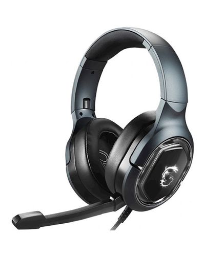 Headphone MSI S37-0400050-SV1 IMMERSE GH50, Gaming Headset, Wired, RGB, USB, Black, 2 image