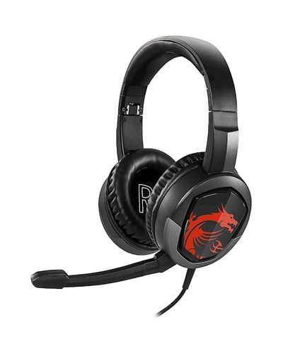 Headset MSI S37-2101010-SV1 Immerse GH30, Gaming Headset, Wired, 3.5mm, Black, 2 image