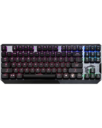 Keyboard MSI S11-04RU239-GA7 VIGOR GK50, Wired, RGB, USB, Gaming Keyboard, Black