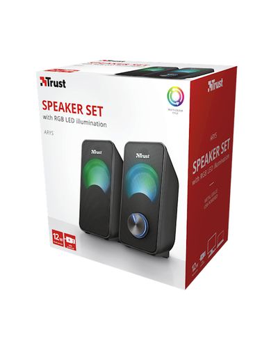 Speaker TRUST Arys Compact RGB 2.0 Speaker Set, 3 image