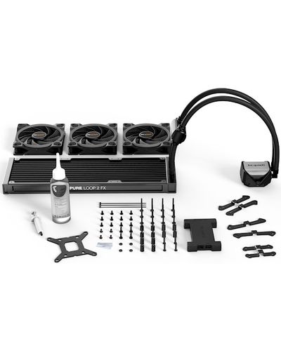 Water cooling Be Quiet BW015 Pure Loop 2 FX, ARGB, 120mm, 2500RPM, Cooler, Black, 3 image