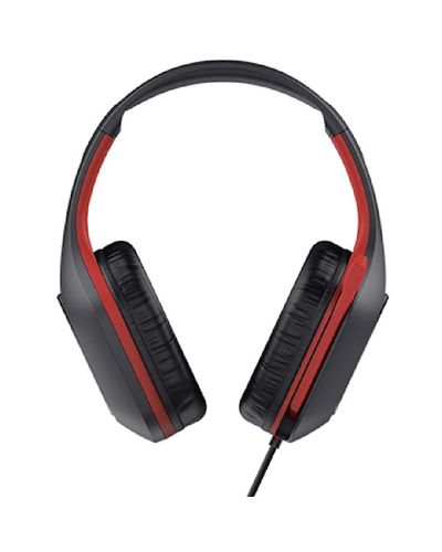ყურსასმენი Trust 24995 GXT415S ZIROX, Gaming Headset, Wired, 3.5mm, Black/Red , 2 image - Primestore.ge