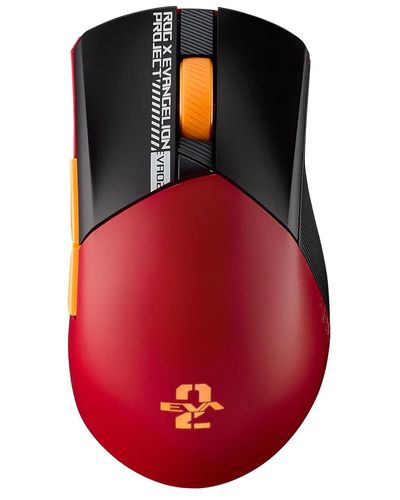 Mouse ASUS ROG Gladius III Wireless AimPoint EVA-02 Edition Gaming Mouse, 2.4GHz RF, Bluetooth, Wired, 36K DPI Sensor, 6 programmable Buttons, ROG SpeedNova