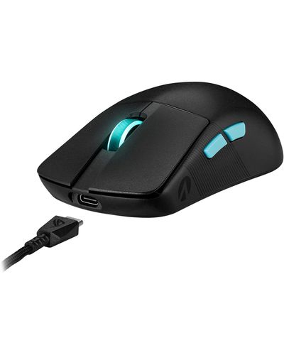 Mouse ASUS ROG Harpe Ace Aim Lab Edition mouse Ambidextrous RF Wireless + Bluetooth + USB Type-A Optical 36000 DPI BLK, 2 image