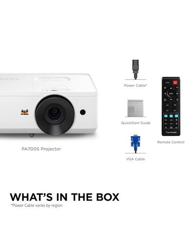 Projector ViewSonic PA700S - 4,500 ANSI Lumens SVGA Business/Education Projector, 5 image