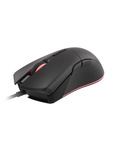 Mouse Genesis Gaming Optical Mouse krypton 290 RGB 6400 DPI with Software Black, 3 image