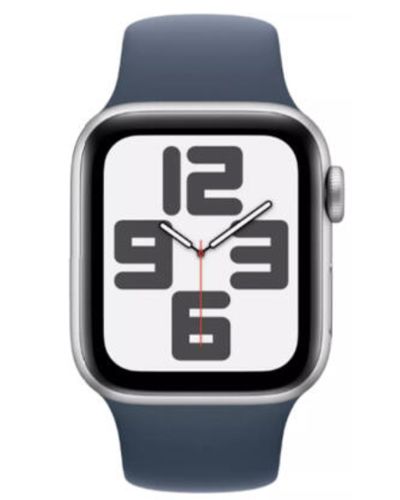 სმარტ საათი Apple Watch Series SE 2 GPS Gen.2 40mm Silver Aluminum Case With Storm Blue SB MRE23 M/L , 2 image - Primestore.ge