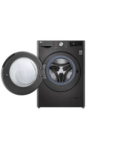 Washing machine LG F2V9GW9P.ABLPCOM- 8.5 KG, 1200 RPM, 85X47,5X60, INVERTER, ARTIFICIAL INT, STEAM, TurboWASH, BLACK, 2 image
