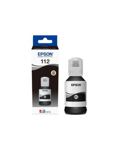 კარტრიჯის მელანი Epson EcoTank 112 I/C (b) L65**/L15*** Black Bottle , 2 image - Primestore.ge