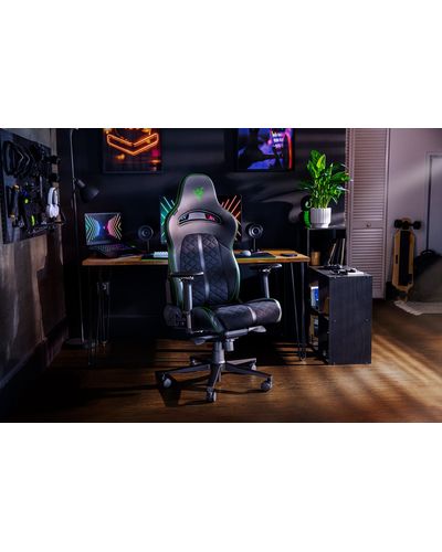 სათამაშო სავარძელი RAZER Gaming chair Enki Black/Green , 5 image - Primestore.ge