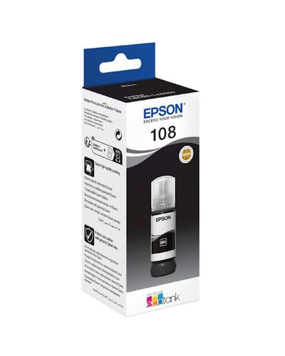 კარტრიჯის მელანი Epson 108 C13T09C14A, 3600P, Ink Cartridge, Black , 2 image - Primestore.ge