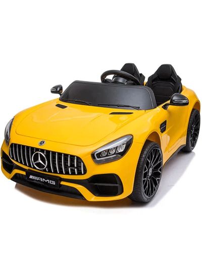 Baby electric car MERCEDES HM 2588-Y with leather seat