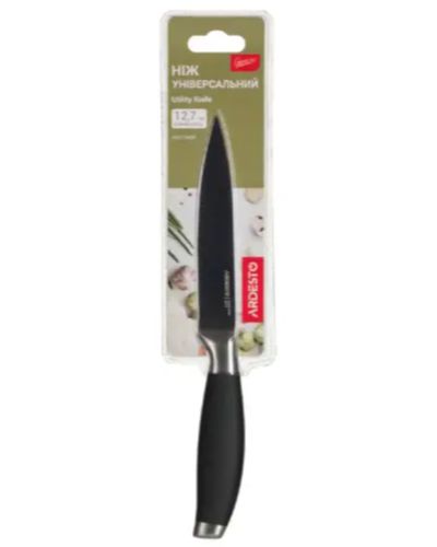 სამზარეულოს დანა Ardesto Knife Gemini 12,7 cm, black, s/s, plastic , 2 image - Primestore.ge