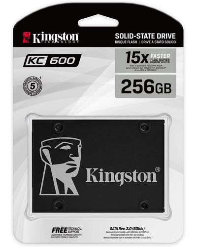 მყარი დისკი Kingston SSD 2.5" 256GB SATA KC600 , 4 image - Primestore.ge
