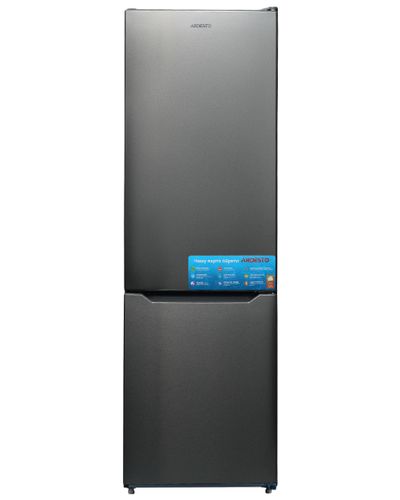მაცივარი Ref ARDESTO with bottom freezer, 201.8x59.5x66, ref-256L, freez.-122L, 2doors, A+, NF, display ext, fresh zone, black  - Primestore.ge