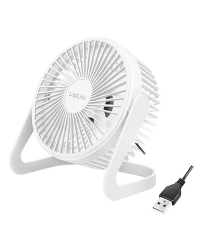 Fan Logilink UA0403 USB desk Fan 15.24cm 40dB White, 2 image