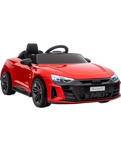 Children's electric car AUDI 717-R with leather seat and rubber tires