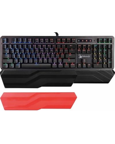 კლავიატურა A4tech Bloody B975 LIGHT STRIKE RGB Mechanical Gaming Keyboard Brown Switch US Layout Black , 2 image - Primestore.ge