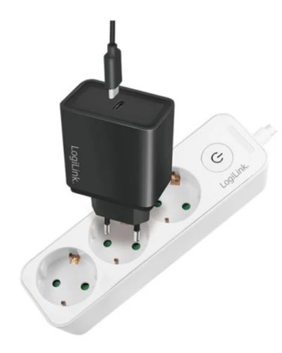 დენის დამაგრძელებელი Logilink LPS244 Socket Outlet 3-way + Switch 1.5m White , 2 image - Primestore.ge