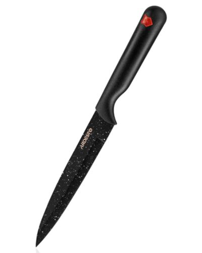 დანების ნაკრები Ardesto Black Mars Knives Set 5 pcs, black, stainless steel, plastic , 3 image - Primestore.ge