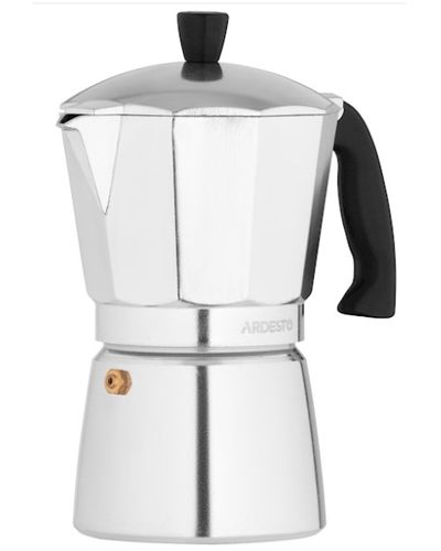 ყავის მადუღარა Ardesto Coffee Maker Gemini Cremona, 6 cups, aluminum , 2 image - Primestore.ge
