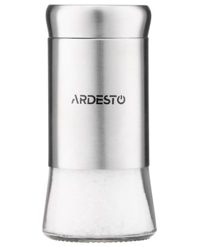 სამარილე და საპილპილე Ardesto Spices Shakers Set Gemini, 2 pcs, stainless steel, glass , 2 image - Primestore.ge