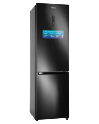 მაცივარი Ref ARDESTO with bottom freezer, 201.8x59.5x66, ref-256L, freez.-122L, 2doors, A+, NF, display ext, fresh zone, black , 2 image - Primestore.ge