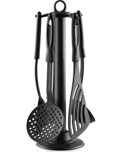 სამზარეულოს აქსესუარების ნაკრები Ardesto Kitchen utensil set Gemini Gourmet, black, 5 шт.  - Primestore.ge