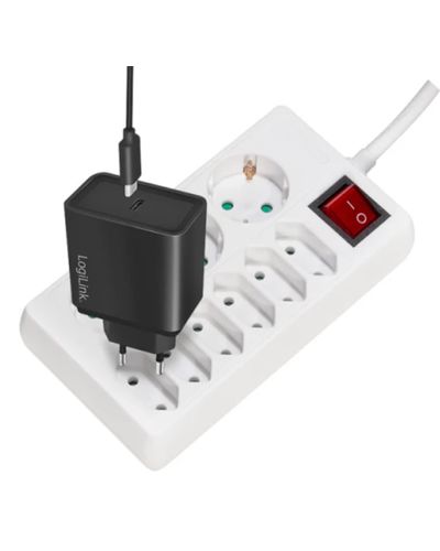 დენის ადაპტორი Logilink LPS201 Socket outlet 9-way + switch 6x CEE 7/3 + 3x CEE 7/16 1.5m White , 2 image - Primestore.ge