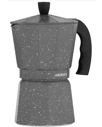ყავის მადუღარა Ardesto Coffee Maker Gemini Molise, 9 cups, grey, aluminum , 2 image - Primestore.ge